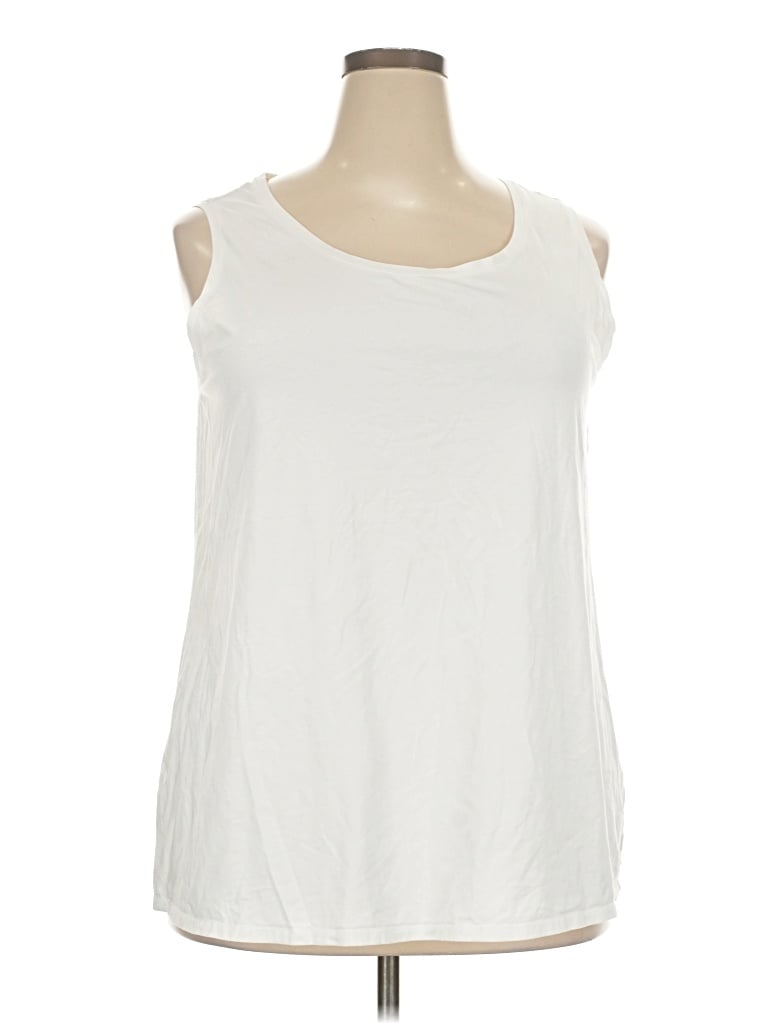 Pre-owned Purejill Sleeveless T-shirt In White