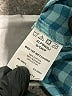 Riders by Lee 100% Cotton Checkered-gingham Teal Long Sleeve Button-Down Shirt Size S - photo 8