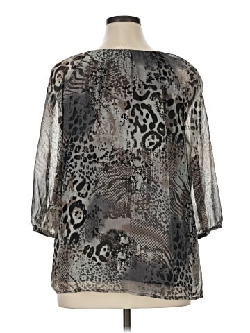 Fred David 3/4 Sleeve Blouse (view 2)