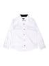 Andy & Evan 100% Polyester Solid White Long Sleeve Button-Down Shirt Size 9 - 10 - photo 1