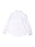 Andy & Evan 100% Polyester Solid White Long Sleeve Button-Down Shirt Size 9 - 10 - photo 2