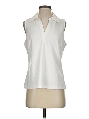 Boston Proper Sleeveless Button-Down Shirt (view 1)