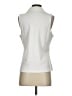 Boston Proper Ivory Sleeveless Button-Down Shirt Size S - photo 2