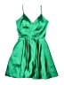 Sherri Hill 100% Polyester Metallic Solid Green Cocktail Dress Size 00 - photo 1