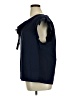 Gap 100% Cotton Solid Blue Short Sleeve Blouse Size XL (tall) - photo 5
