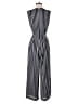 Maison Jules 100% Polyester Stripes Black Jumpsuit Size 6 - photo 2