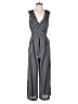 Maison Jules 100% Polyester Stripes Black Jumpsuit Size 6 - photo 1