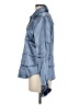 Jessica Metallic Blue Long Sleeve Button-Down Shirt Size M (estimated) - photo 5