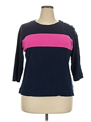 Lauren Jeans Co. 3/4 Sleeve Top (view 1)