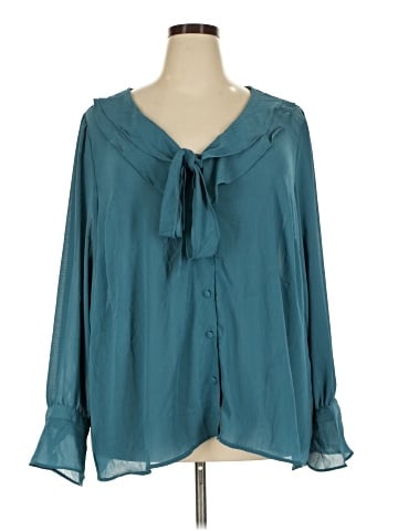 Torrid Long Sleeve Blouse (view 1)