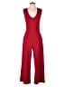 Speechless Solid Red Jumpsuit Size S - photo 1