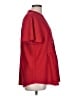 Kim Rogers Red Short Sleeve Blouse Size L - photo 4