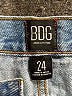 BDG 100% Cotton Blue Denim Shorts Size 24 waist - photo 3