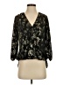 Ava & Aiden 100% Polyester Black 3/4 Sleeve Blouse Size S - photo 1