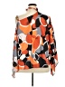 Shein Curve 100% Polyester Orange 3/4 Sleeve Blouse Size 20 Plus (4) - photo 2