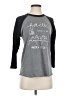 Next Level Apparel Gray 3/4 Sleeve T-Shirt Size S - photo 1