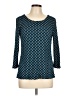 Tianello Teal 3/4 Sleeve Top Size L - photo 1