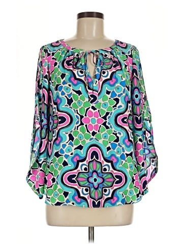 Alice & Trixie 3/4 Sleeve Silk Top (view 1)