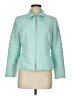 Petite Sophisticate 100% Polyester Teal Jacket Size 8 Petite - photo 1