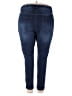 Curve Appeal Solid Blue Jeans Size 24 - photo 2