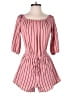 Haute Monde Stripes Pink Romper Size M - photo 1