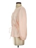 J.Crew 100% Polyester Pink 3/4 Sleeve Blouse Size 4 - photo 5