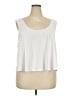 Fabletics White Sleeveless T-Shirt Size 2X - photo 1