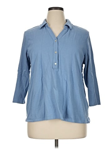 J.Jill 3/4 Sleeve Button-Down Shirt (view 1)