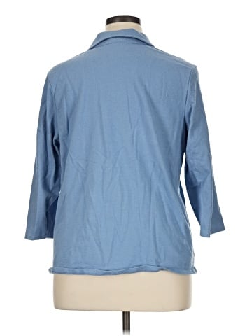J.Jill 3/4 Sleeve Button-Down Shirt (view 2)