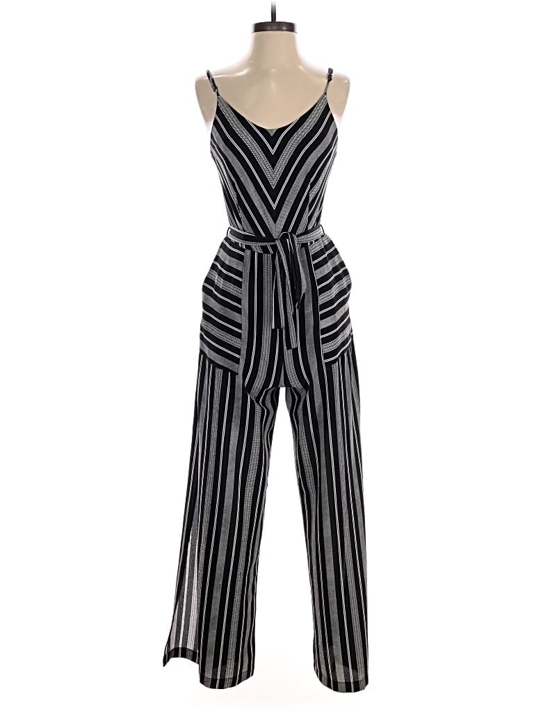 Pre-owned Monteau Jumpsuit In Black