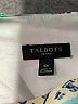 Talbots 100% Cotton Graphic Blue Cocktail Dress Size 6 Petite - photo 7