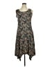 Kasper Paisley Brown Casual Dress Size XL - photo 1