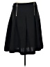 Ann Taylor Solid Black Casual Skirt Size 12 - photo 1