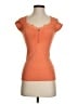 Cache Orange Short Sleeve Top Size XS - photo 1