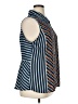 CAbi 100% Polyester Blue Sleeveless Blouse Size XL - photo 4