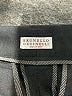 Brunello Cucinelli Solid Black Gray Wool Pants Size 6 - photo 7