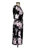 Connected Apparel Floral Black Cocktail Dress Size 4 (petite) - photo 4