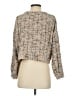 Jessica Simpson 100% Polyester Tweed Tan Pullover Sweater Size S - photo 2