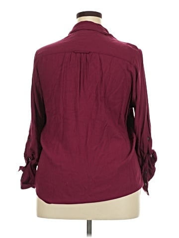 Style&Co 3/4 Sleeve Button-Down Shirt (view 2)