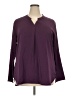 Timeson 100% Polyester Purple Long Sleeve Blouse Size XXL - photo 1
