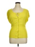 New Directions Yellow Short Sleeve Top Size XL - photo 1