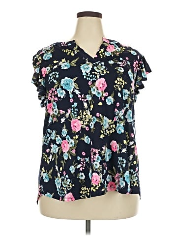 Dear Scarlett Short Sleeve Blouse (view 1)
