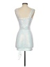 Unbranded Metallic Silver Cocktail Dress Size XS - photo 2