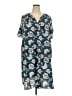 Joe Fresh 100% Polyester Blue Casual Dress Size 2X - photo 1