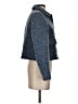 Zara 100% Acetate Tweed Blue Blazer Size S - photo 4