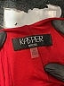Kasper Color Block Red Cocktail Dress Size 2X - photo 7