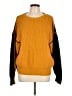 Lumiere Color Block Yellow Pullover Sweater Size L - photo 1