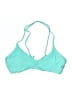 Cupshe Solid Teal Swimsuit Top Size XL - photo 1