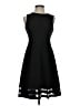 Calvin Klein Solid Black Cocktail Dress Size 4 (petite) - photo 1