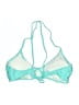 Cupshe Solid Teal Swimsuit Top Size XL - photo 2